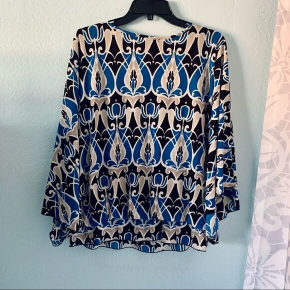 Style & Co Boho Print Top Size Large - Picture 9 of 11